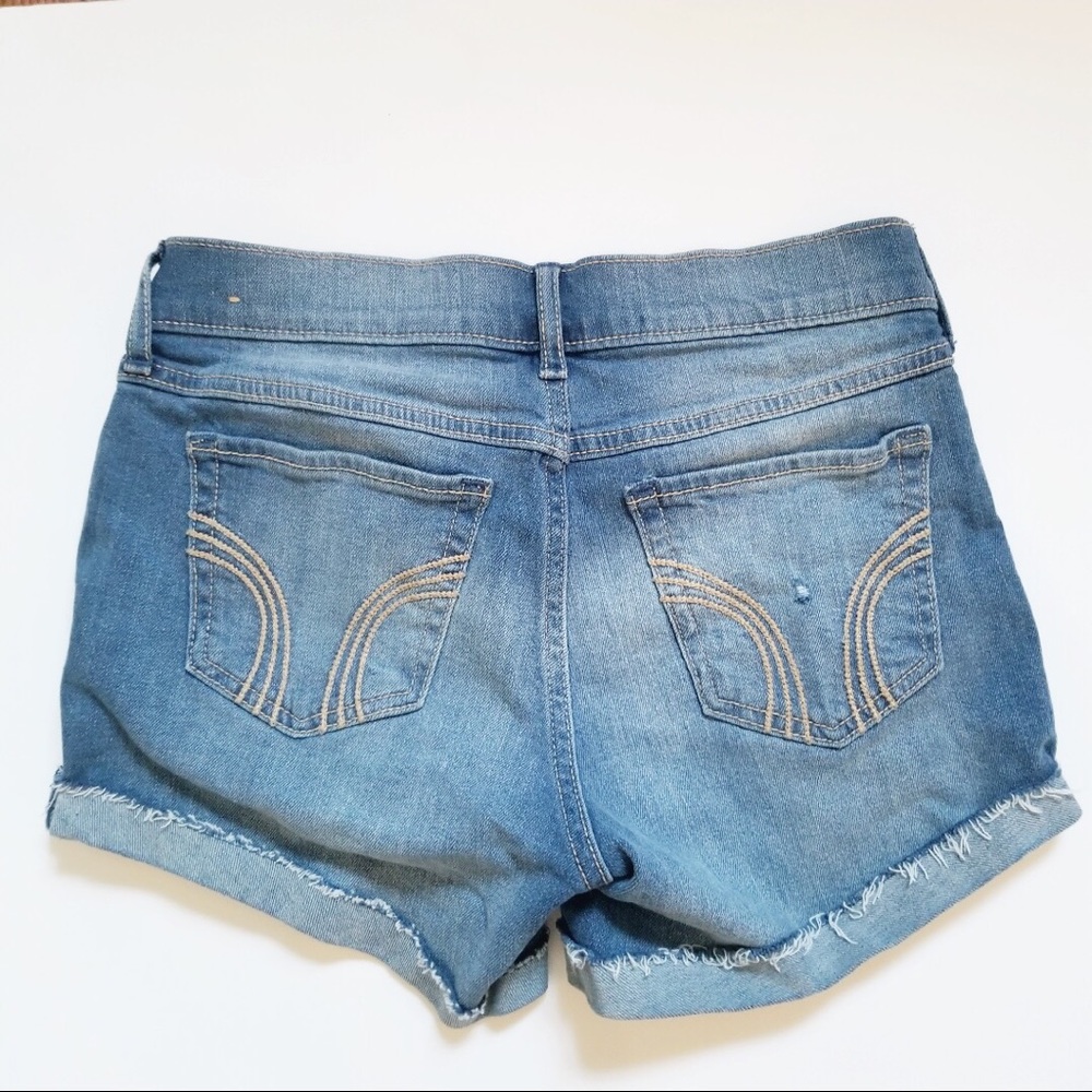 HOLLISTER MIDI JEAN SHORTS - Picture 5 of 6